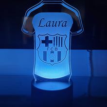 Cargar imagen en el visor de la galería, Lámpara Camiseta Fútbol Personalizada - Imagina Y Compra
