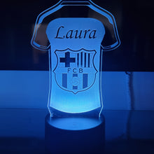 Cargar imagen en el visor de la galería, Lámpara Camiseta Fútbol Personalizada - Imagina Y Compra