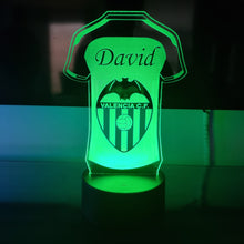Cargar imagen en el visor de la galería, Lámpara Camiseta Fútbol Personalizada - Imagina Y Compra