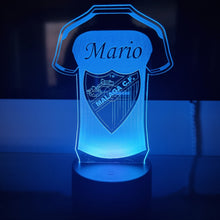 Cargar imagen en el visor de la galería, Lámpara Camiseta Fútbol Personalizada - Imagina Y Compra