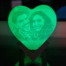 Cargar imagen en el visor de la galería, Lámpara Luna 3D personalizada con foto