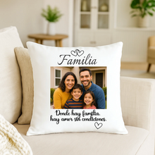 Carregar imagem no visualizador da galeria, Cojín Personalizado Donde la Vida Comienza - Imagina Y Compra