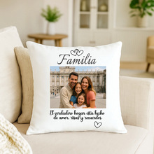 Carregar imagem no visualizador da galeria, Cojín Personalizado Donde la Vida Comienza - Imagina Y Compra
