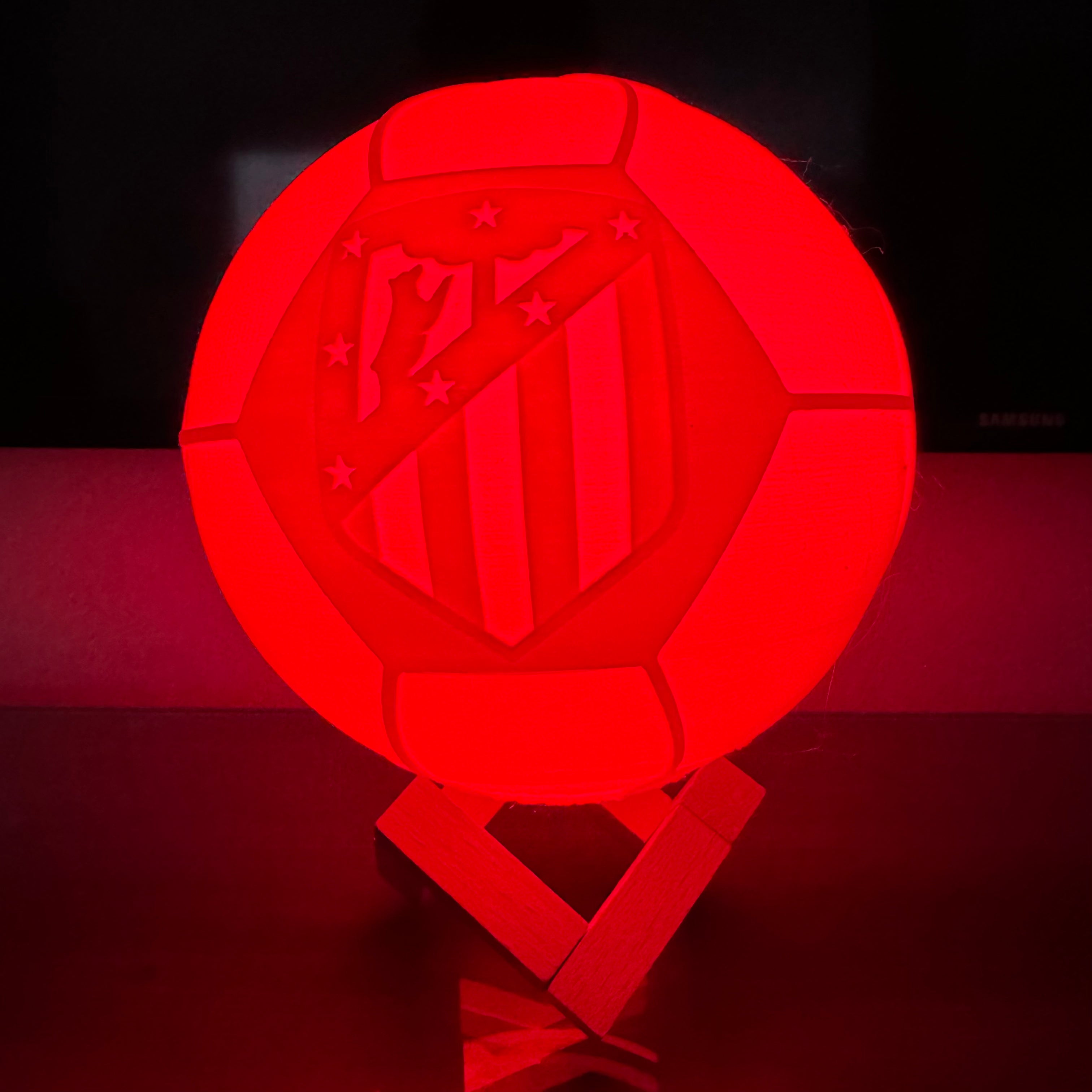 Lámpara Balón de Fútbol Personalizada - Imagina Y Compra