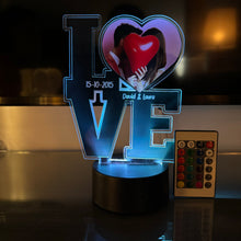 Carregar imagem no visualizador da galeria, Lámpara Love Personalizada - Imagina Y Compra