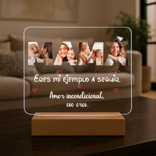 Cargar imagen en el visor de la galería, Lámpara Mamá de Letras Personalizadas (Letras con fotos y frase) - Imagina Y Compra