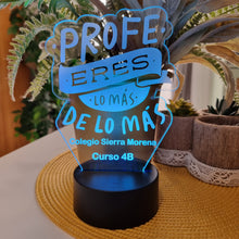 Carregar imagem no visualizador da galeria, Lámpara Profesor con Texto Personalizado - Imagina Y Compra