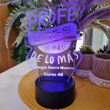Carregar imagem no visualizador da galeria, Lámpara Profesor con Texto Personalizado - Imagina Y Compra