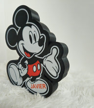 Carregar imagem no visualizador da galeria, Lámpara Infantil Mickey 3D Personalizada - Imagina Y Compra