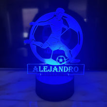 Cargar imagen en el visor de la galería, Lámpara Balón Jugador de Fútbol Personalizada - Imagina Y Compra
