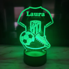 Cargar imagen en el visor de la galería, Lámpara Camiseta Fútbol II Personalizada - Imagina Y Compra
