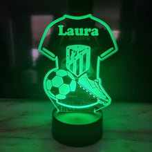 Cargar imagen en el visor de la galería, Lámpara Camiseta Fútbol II Personalizada - Imagina Y Compra