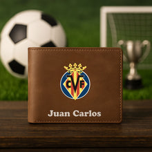 Carregar imagem no visualizador da galeria, Cartera FĂștbol Personalizada MarrĂłn a Todo Color - Imagina Y Compra