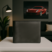 Cargar imagen en el visor de la galería, Cartera Negra Personalizada de Coches Superdeportivos - Imagina Y Compra