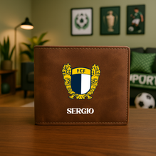 Carregar imagem no visualizador da galeria, Cartera FĂștbol MarrĂłn Personalizada Primeira Liga - Imagina Y Compra