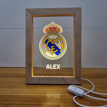 Carregar imagem no visualizador da galeria, Lámpara Fútbol Personalizada UVI con marco - Imagina Y Compra