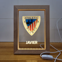 Carregar imagem no visualizador da galeria, Lámpara Fútbol Personalizada UVI con marco - Imagina Y Compra