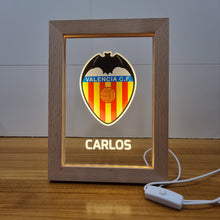Carregar imagem no visualizador da galeria, Lámpara Fútbol Personalizada UVI con marco - Imagina Y Compra