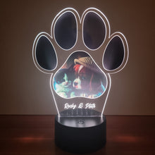 Carregar imagem no visualizador da galeria, Lámpara Huella Mascota Personalizada - Imagina Y Compra