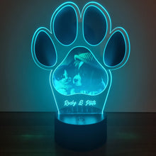 Carregar imagem no visualizador da galeria, Lámpara Huella Mascota Personalizada - Imagina Y Compra