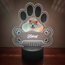 Carregar imagem no visualizador da galeria, Lámpara Huella Mascota Personalizada - Imagina Y Compra
