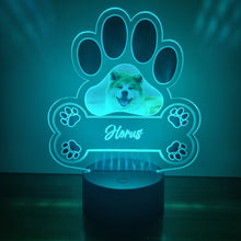 Carregar imagem no visualizador da galeria, Lámpara Huella Mascota Personalizada - Imagina Y Compra