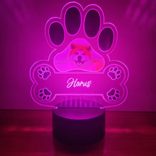 Carregar imagem no visualizador da galeria, Lámpara Huella Mascota Personalizada - Imagina Y Compra