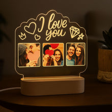 Cargar imagen en el visor de la galería, Lámpara I Love You Personalizada - Imagina Y Compra