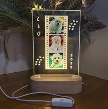 Carregar imagem no visualizador da galeria, Lámpara Mascota 3 Fotos Personalizadas - Imagina Y Compra