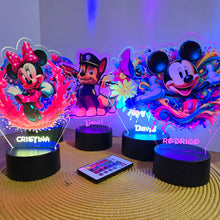 Cargar imagen en el visor de la galería, Lámpara Infantil Personalizada disney