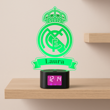 Carregar imagem no visualizador da galeria, Lámpara Despertador Fútbol Personalizada - Imagina Y Compra