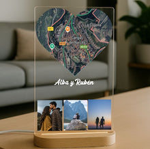 Cargar imagen en el visor de la galería, Lámpara Mapa Primera Cita - Imagina Y Compra