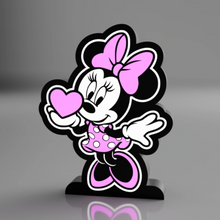Carregar imagem no visualizador da galeria, Lámpara Infantil Minnie 3D Personalizada - Imagina Y Compra