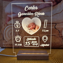 Cargar imagen en el visor de la galería, Lámpara Natalicio Personalizada - Imagina Y Compra