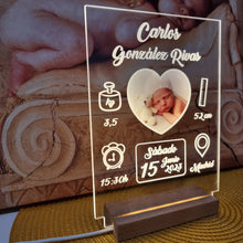 Cargar imagen en el visor de la galería, Lámpara Natalicio Personalizada - Imagina Y Compra