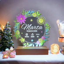 Cargar imagen en el visor de la galería, Lámpara Natalicio Todo Color Personalizada - Imagina Y Compra
