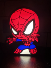 Cargar imagen en el visor de la galería, Lámpara Infantil Baby Spiderman 3D - Imagina Y Compra