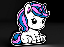 Cargar imagen en el visor de la galería, Lámpara Infantil Baby Unicorn 3D Personalizada - Imagina Y Compra
