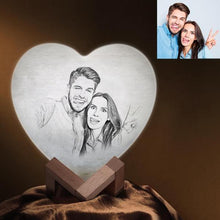Cargar imagen en el visor de la galería, Lámpara Luna 3D personalizada con foto