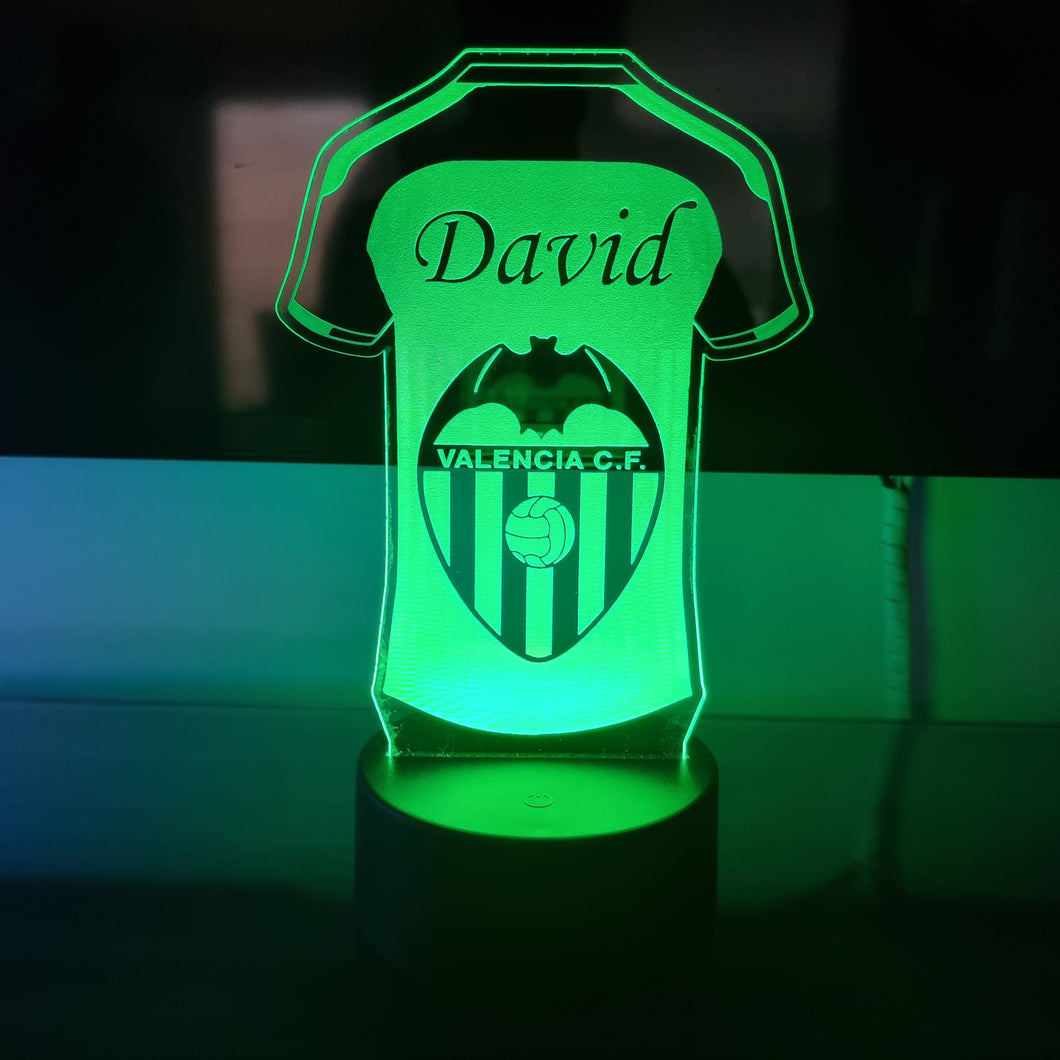 Lámpara Camiseta Fútbol Personalizada - Imagina Y Compra