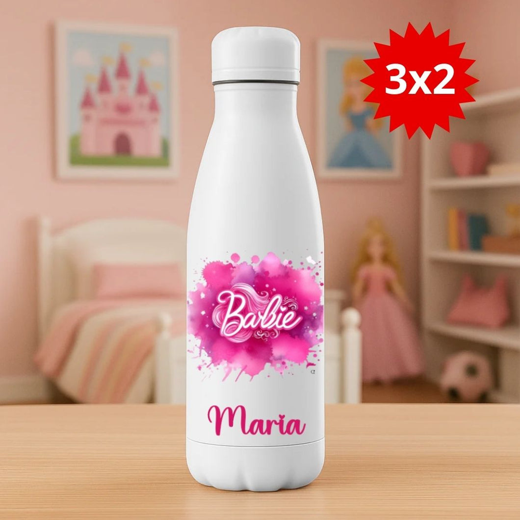 Botella Barbie Personalizada