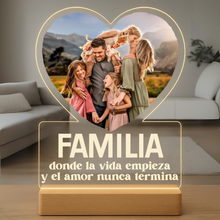Load image into Gallery viewer, Lámpara Personalizada Familia
