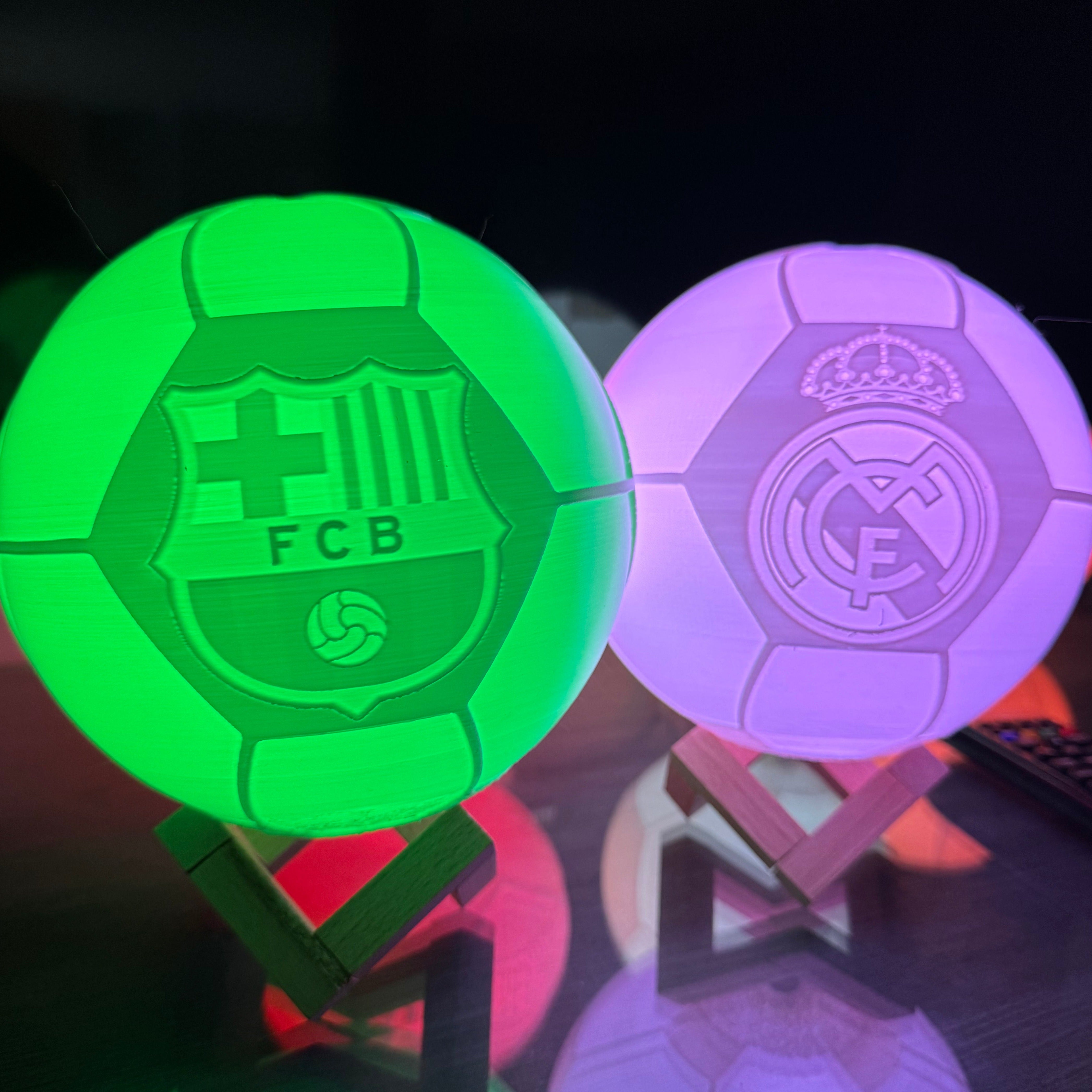 Lámpara Balón de Fútbol Personalizada - Imagina Y Compra