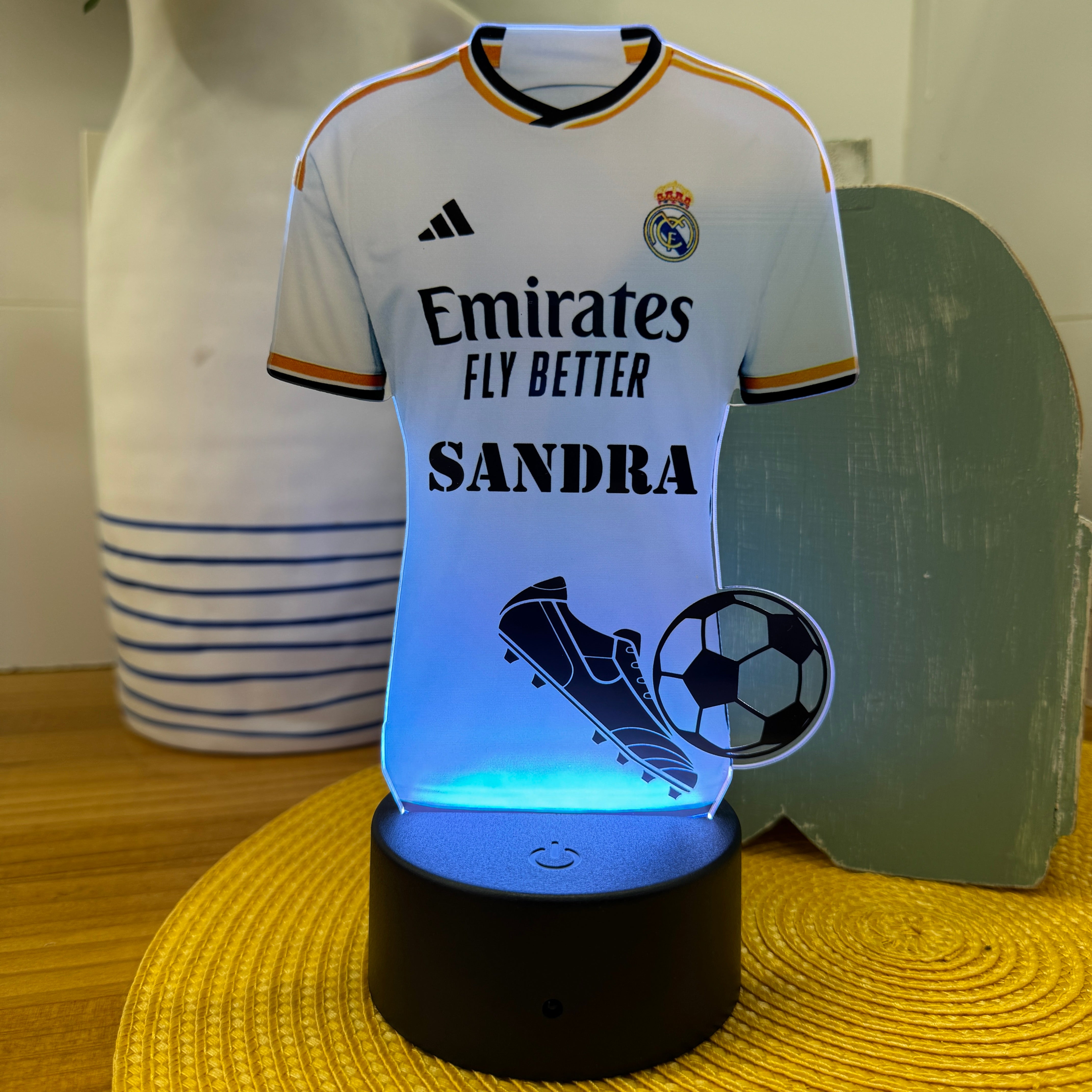 Lámpara Camiseta de Fútbol Personalizada Original - Imagina Y Compra
