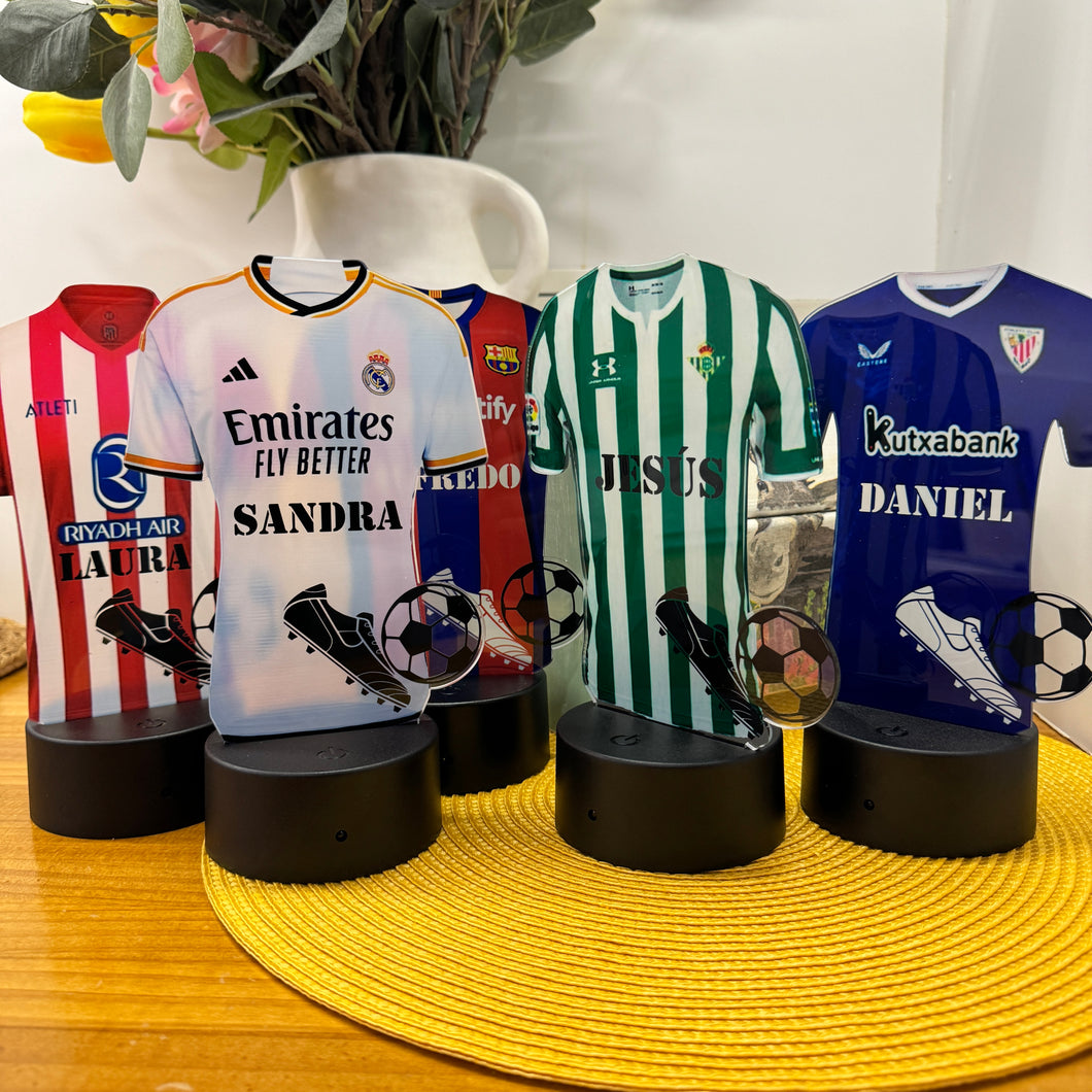 Lámpara Camiseta de Fútbol Personalizada Original - Imagina Y Compra