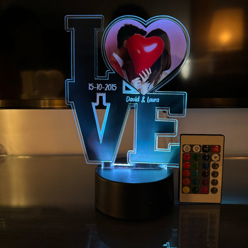 Lámpara Love Personalizada - Imagina Y Compra