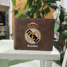 Cargar imagen en el visor de la galería, Cartera Fútbol Personalizada Marrón a Todo Color
