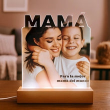 Load image into Gallery viewer, Lámpara Mamá con Foto Personalizada - Imagina Y Compra
