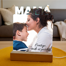 Load image into Gallery viewer, Lámpara Mamá con Foto Personalizada - Imagina Y Compra
