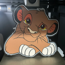 Cargar imagen en el visor de la galería, Lámpara Infantil Simba 3D Personalizada - Imagina Y Compra
